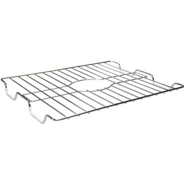 Kitchen Details Large Chrome Iron Sink Protector, 12.6" W x 16.25" L