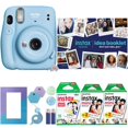 thumbnail image 1 of FUJIFILM INSTAX Mini 11 Instant Film Camera Bundle (Sky Blue) + 2x Fujifilm 2x10 Film Mini Instax Film Pack, 1 of 4