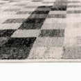 thumbnail image 4 of Luxe Weavers Checkered Area Rug Silver 8x10, Stain Resistant Modern Farmhouse Rug, 4 of 5