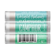 Delight Naturals Camphor Lip Balm - 3 Pack