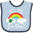 thumbnail image 3 of Inktastic 1st Birthday Kiss Me Im One Boys or Girls Baby Bib, 3 of 4
