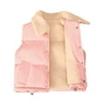 thumbnail image 2 of Esaierr Kids Toddler Boys Girls Winter Fleece Vest Jacket Baby Lapel Fleece Sleeveless Jacket for 1-10Y Windproof Warm Winter Waistcoat down Coats, 2 of 6