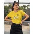 thumbnail image 2 of Wherever You Go Daisy Bicycle T-Shirt Women -Image by Shutterstock, Female 5X-Large, 2 of 4