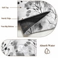 thumbnail image 6 of Vintage Gray 2x3 Area Rugs for Living Room, Wildflowers Leaves Abstract Botanical Branch Non Slip Floor Mat Washable Low-Profile Indoor Carpet for Bedroom, Dining Room, Bathroom, 6 of 9