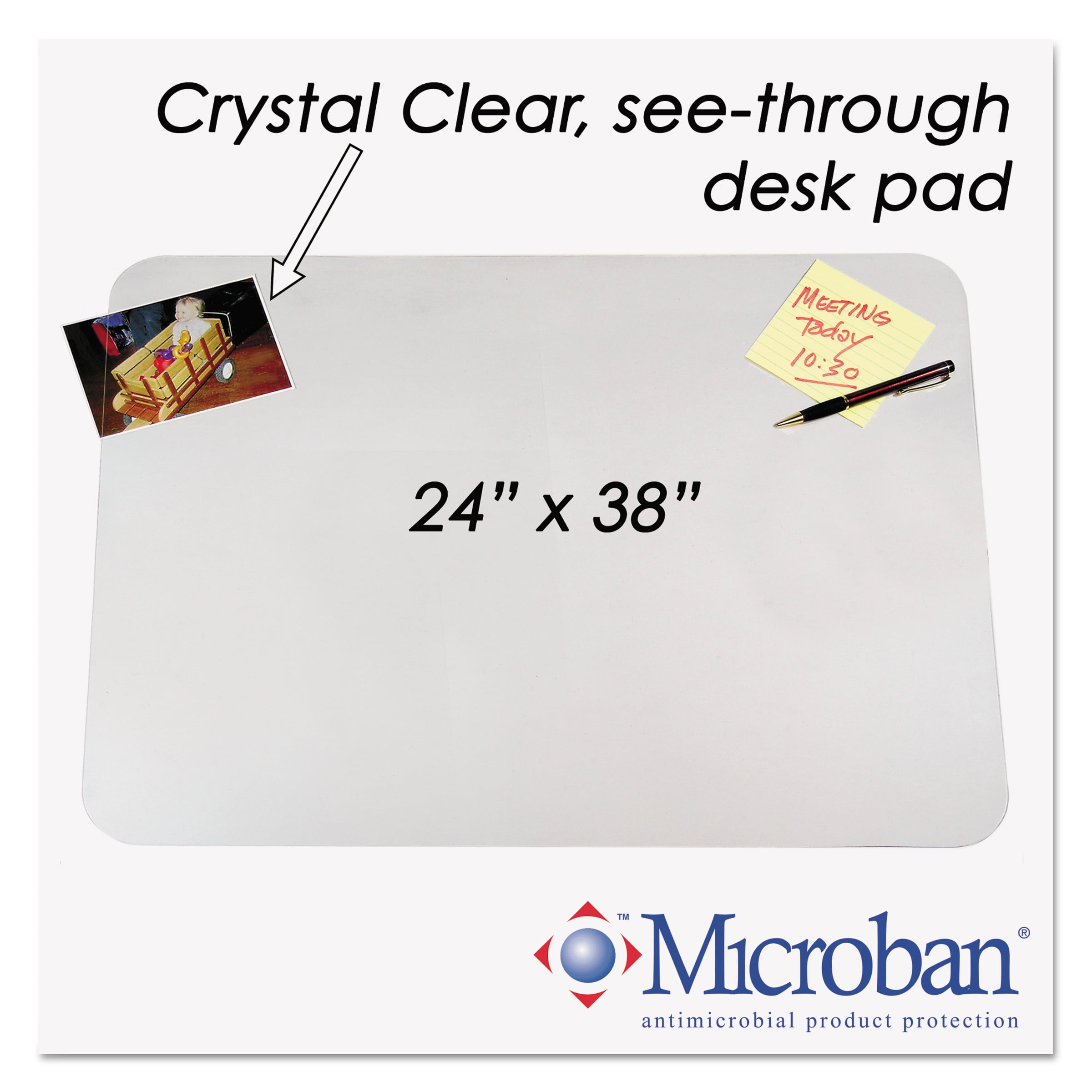 Artistic Krystalview Desk Pad With Microban Glossy 38 X 24 Clear Artistic Krystalview Desk Pad With Microban Glossy 38 X 24 Clear Com