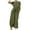 Green, variant on Utoimkio Short Sleeve Jumpsuits for Women Summer Bib Overalls Crewneck Rompers Homewear with Pockets