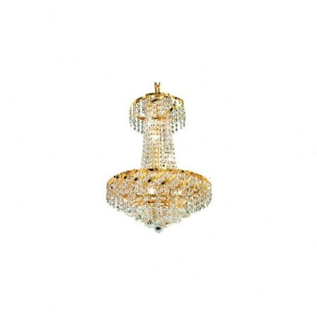 Six Light Pendant-Gold Finish-Royal Cut Crystal Type Bailey Street Home 390-Bel-3337204
