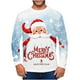 thumbnail image 1 of Camisas de Navidad Para Hombres Tops de Cuello Redondo Jersey de Manga Corta Casual Camiseta Con Estampado Realista de Muñeco de Nieve en 3D Odeerbi ODB195246, 1 of 5