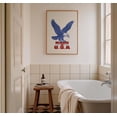 thumbnail image 5 of [UNFRAMED] Retro Made in USA Poster, 4th of July Decor, USA Flag, American Wall Art, Patriotic Eagle Print, American Independence Day Wall Art, 5 of 5