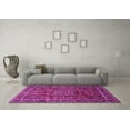 thumbnail image 3 of Ahgly Company Indoor Rectangle Medallion Pink Traditional Area Rugs, 2' x 5', 3 of 4