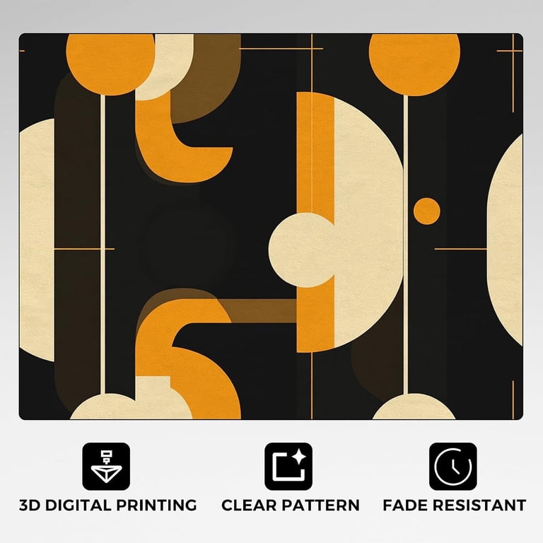 Modern Mid Century Geometric Area Rugs, Abstract Geometry Carpet ...