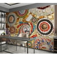 thumbnail image 6 of Tiptophomedecor Background & Patterns Wallpaper Wall Mural - Moroccan Mosaic, 6 of 8