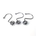 thumbnail image 4 of maskred 12 Pcs Anneaux de Rideau de Douche Crochets Rouleau Facile Anneaux Métalliques pour Salle de Bain, 4 of 6