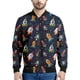 thumbnail image 5 of Chaquetas estilo bombardero con estampado 3D de dibujos animados de estilo hip hop de la calle Harajuku, abrigo de manga larga para hombres, mujeres y niños, chaqueta de vuelo de gran tamaño, 5 of 5