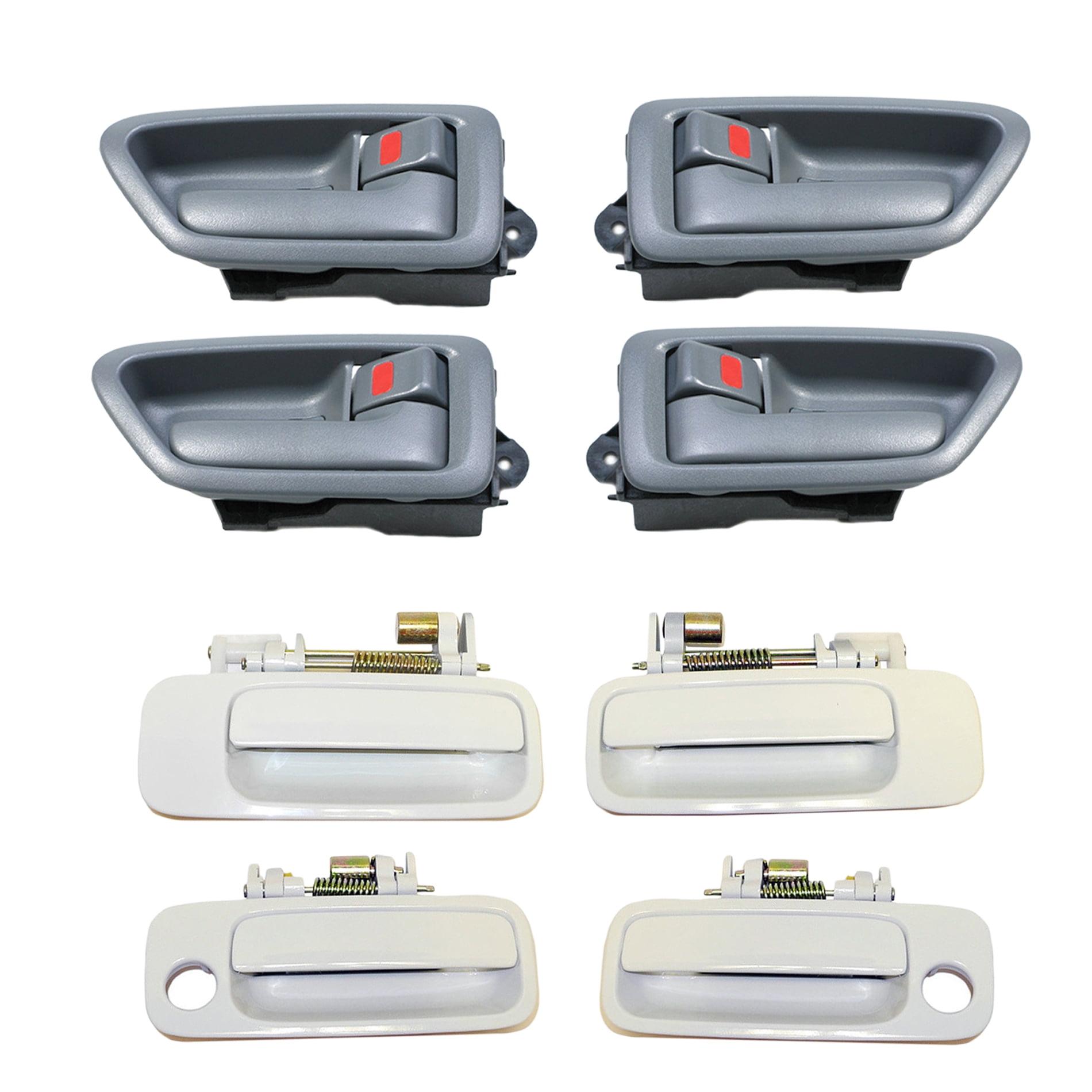 Front Left Exterior Outside Door Handle For 1997-2001 Toyota Camry White 040