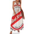 thumbnail image 1 of Vestido sin mangas con gorra de botella de rayas rojas ropa de mujer verano novedades ropa de mujer novedades, 1 of 7
