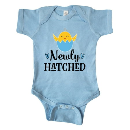 

Inktastic Newly Hatched Baby Boy Chick Gift Baby Boy Bodysuit