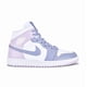 thumbnail image 2 of Ni - ke Ni - ke Air Jordan 1 Mid Indigo Haze White Retro BQ6472-510 Size 7.5, 2 of 5