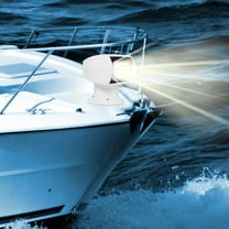 White 100W DC 12V Remote Control Searchlight, Boat Spotlight, 100W Remote Control Spotlights for Boat