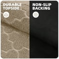thumbnail image 6 of PABUBE Outdoor Door Mat Non Slip Backing Doormat,Low Profile Doormat Entry Rug, Outside Floor Mat for Entryway, Khaki, 24" x 36", 6 of 7