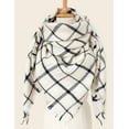 thumbnail image 2 of Scarf Plaid Print Fringed, 2 of 3