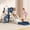 Blue White, variant on DKMOCO 6-in-1 Toddler Slide Playset, Indoor Outdoor Climber and Slide with Basketball Hoop, Golf Game, Telescope and Storage, Safe HDPE Plastic Playground for Kids Ages 1-3, Blue Yellow