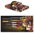 thumbnail image 2 of Coolnut Wine Bathroom Towel Set of 3 with Hand Towel, Wash Cloths & Bath Towel, Extra Aborbent Soft Towels Set Decor for Bathing Home Shower Wash cloth, 2 of 7