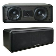 BIC America DV52CLRB 2-Way 3-Driver Center-Channel Speaker (5.25 Inch, 125 Watts)