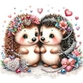 thumbnail image 1 of 5D DIY Taladro Diamante Pintura Erizo Kit Del 30x30cm, 1 of 9