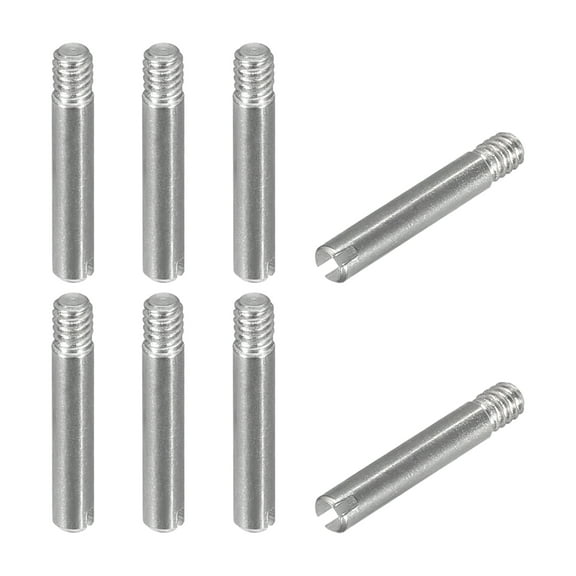 Uxcell 8Pack M2 x 14mm Slotted Cylindrical Pin 304 Stainless Steel Dowel Locating Pin