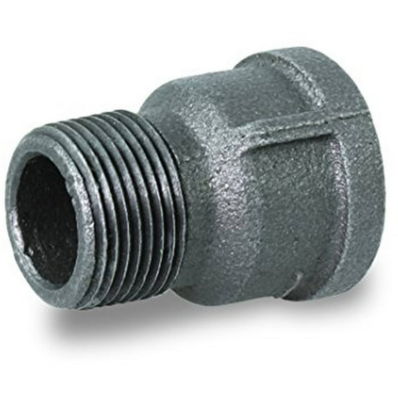 Supply Giant BMEP0200 Black Malleable Extension Piece, 2"