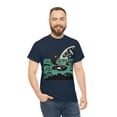 thumbnail image 2 of Astronaut Fishing on The Moon Outer Space. T-Shirt, 2 of 4