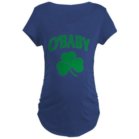 

CafePress - Obaby Irish Shamrock Maternity T Shirt - Maternity Dark T-Shirt