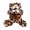 L, variant on Adorable Cartoon Leopard Pet Costume Hoodie Warm Outfits Cloth Leopard Theme Dog Halloween New Year Costume