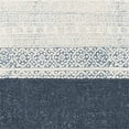 thumbnail image 2 of Lola Woven Global Pillow Cover in Navy, Cream, 2 of 5
