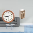 thumbnail image 2 of Reloj de pared con diseño de pájaro cantor, decorativo para cocina, hogar, con funda rectangular multiusos para pañuelos y servilletero para oficina., 2 of 8