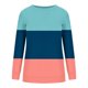 thumbnail image 4 of ICHUANYI Liquidación Sudadera con capucha estampada de moda de manga larga con cuello redondo informal para mujer Sin sudadera con capucha ICHUANYI WER2023082204851, 4 of 5
