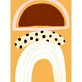 thumbnail image 2 of Borges, Victoria 12x14 White Modern Wood Framed Museum Art Print Titled - Banana Split I, 2 of 4