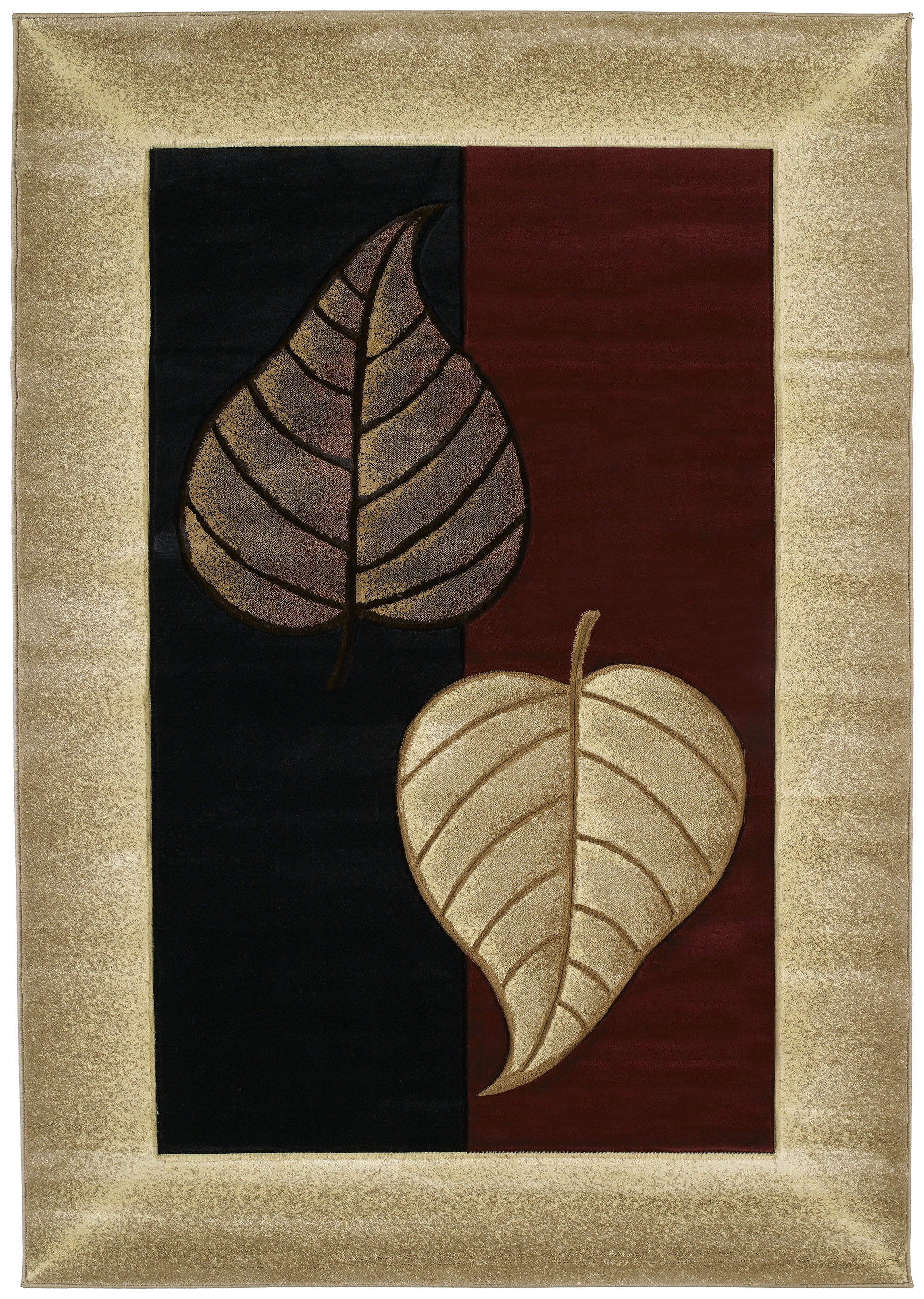 United Weavers Charlize Aspen Modern Burgundy Woven Polypropylene Area Rug or Runner