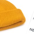 thumbnail image 6 of CoCopeanut Baru Wanita Musim Dingin Berusuk Rajutan Diborgol Pendek Melon Cap Padat Skull Longgar Retro Ski Fisherman Beanie Topi Pria Topi Wanita Topi hadiah, 6 of 6