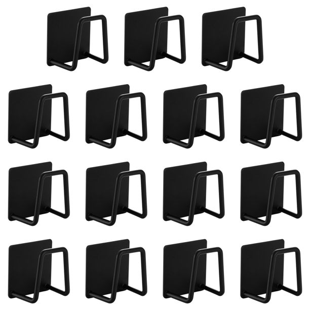 Soporte Acero Inoxidable Fregadero Esponjas Adhesivo Desagüe Tendedero Negro