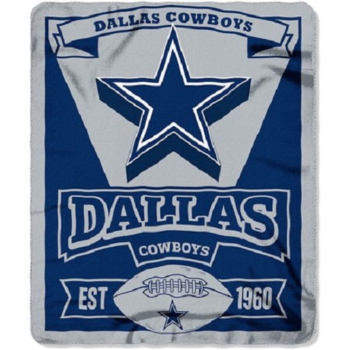 NFL Dallas Cowboys Fleece 50" x 60" Northwest Marque Throw Blanket, 1