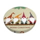 thumbnail image 1 of Balery Christmas Card With Gnomes Fundas de asiento para taburete de bar redondo de tela de terciopelo ajustables que protegen de arañazos y manchas para sillas de 14 a 17 pulgadas.-13 inch, 1 of 7