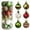A-24pc, variant on Matte Christmas Ornaments, 24-Pack Small Plastic Ball Decorations for Xmas Tree, Colorful Holiday Decor Set for Home Party Festive Gift(A-24pc)