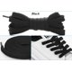 thumbnail image 1 of 1 par de cordones de zapatos gruesos clásicos, cordones de zapatos planos sólidos para atletismo, cordones de zapatillas para correr, zapatos, botas, cordones de 0,8 CM de ancho, cordón de 140cm Gao Jinjia LED, 1 of 2