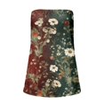 thumbnail image 3 of Cultivo sin espalda Tank Top Camiseta sin mangas Bandeau sin tirantes a juego de colores para mujer, camiseta sin mangas holgada para vacaciones de verano, blusa, camiseta sin mangas para (Green, XXL), 3 of 5