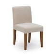thumbnail image 4 of Chesnee Dining Chair with Short Slipcover, Sand MB2405-04 (2 Pack), 4 of 7