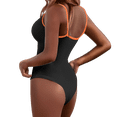 thumbnail image 1 of Shapewear Bodysuit for Daily Leisure with Strap Detailing - Seamless Solid Color Shaping Garment for All Seasons with Versatile Wear, 1 of 5