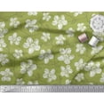 thumbnail image 3 of Soimoi Silk Fabric Leaves & Floral Artistic Fabric Prints by Yard 42 Inch Wide, 3 of 3
