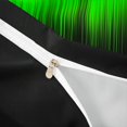thumbnail image 4 of meiyoeat line Geometric Print Bedding,Black Green Neon Striped Duvet Cover Full,Reversible,3-Piece,1 Duvet Cover and 2 Pillowcases, 4 of 6
